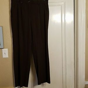 Chocolate brown dress pants